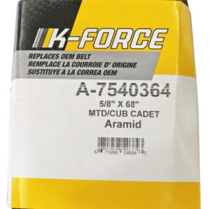 MTD, Cub Cadet Belt 754-0364, 954-0364