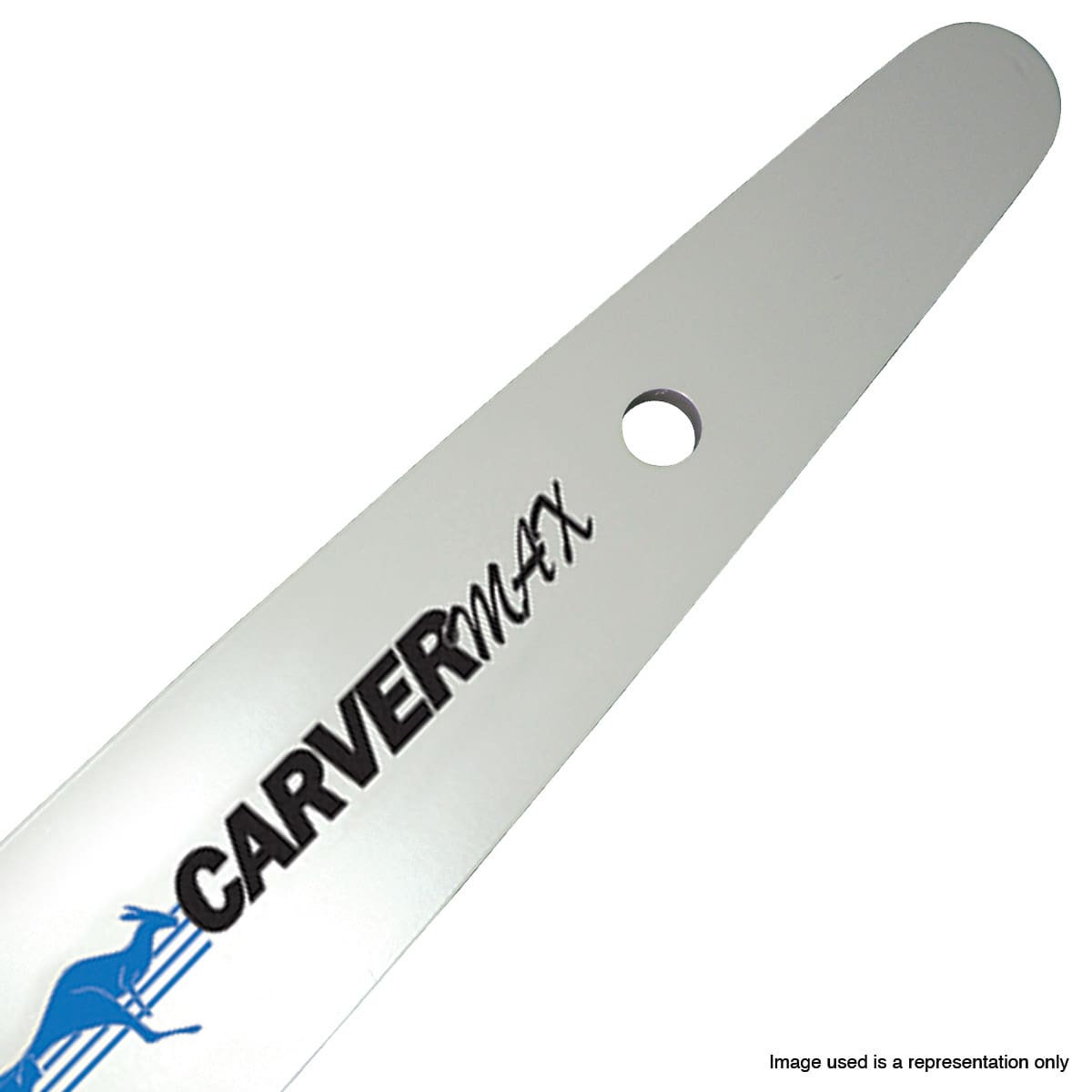 Archer Chainsaw Bar - 14", 1/4"-3/8"LP, .050", Carving, Open Mount