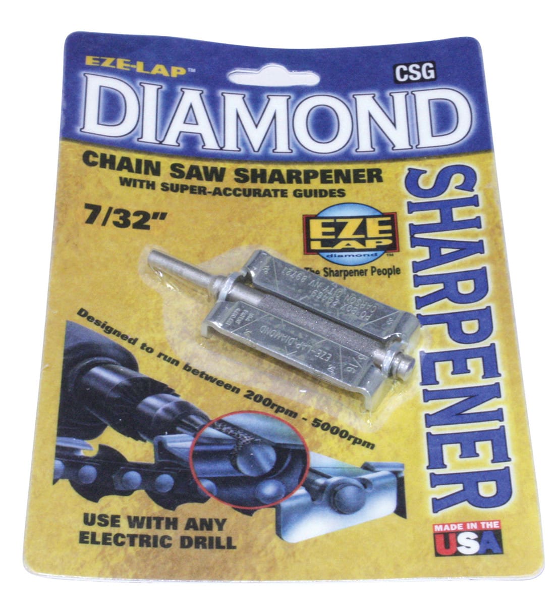 Diamond Grinding Stone - 7/32" - With Guide