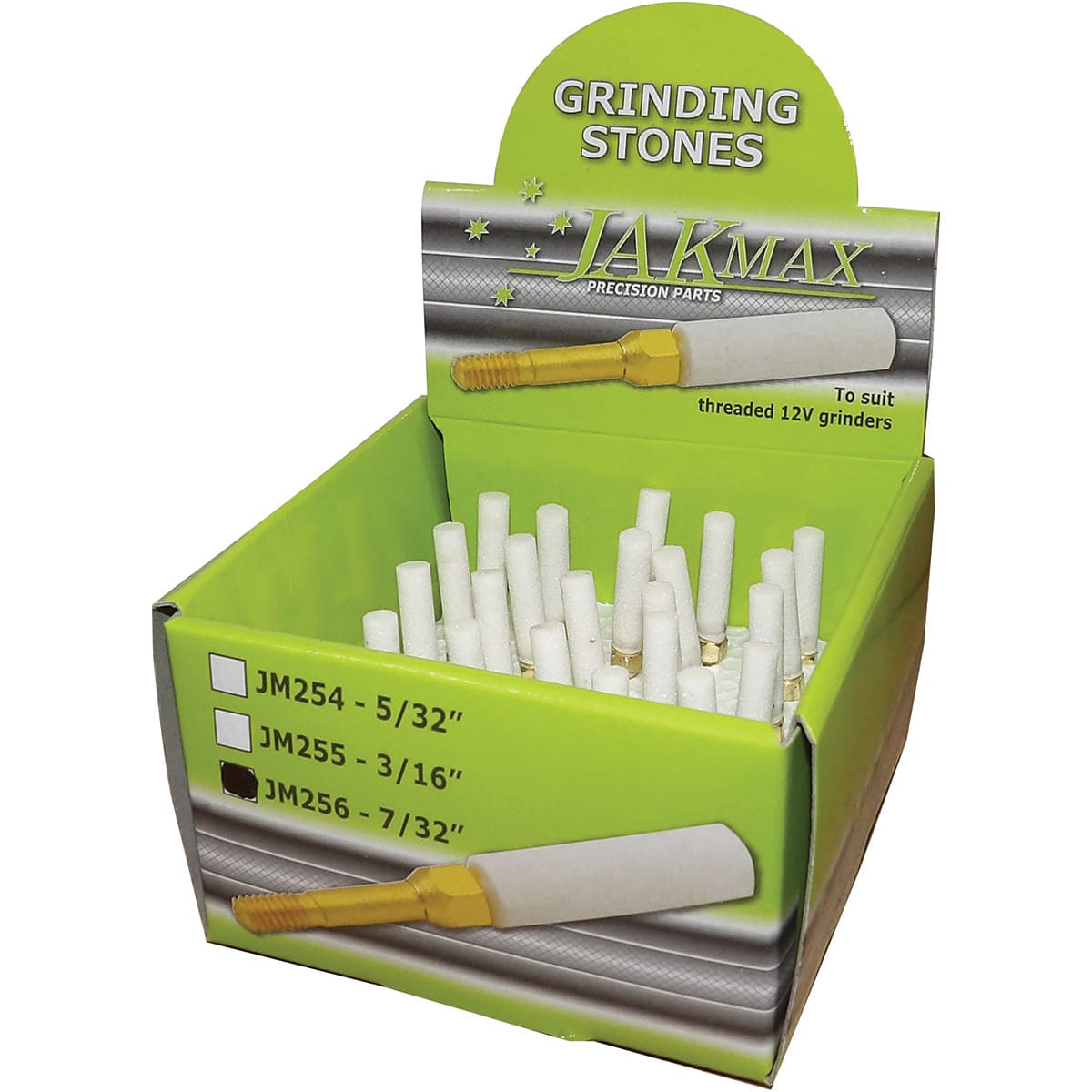 Grinding Stone - Display Pack 25 - 7/32"