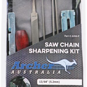 Archer Deluxe Pouch Style Chain Sharpener Kit - 13/64â€ ,a294p,A294P,A294 P