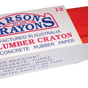 Jak Max Lumber Crayon - Red - 12 Pack ,lcred,LCRED,LC RED