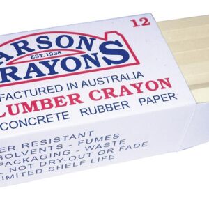 Jak Max Lumber Crayon - White - 12 Pack ,lcwhite,LCWHITE,LC WHITE